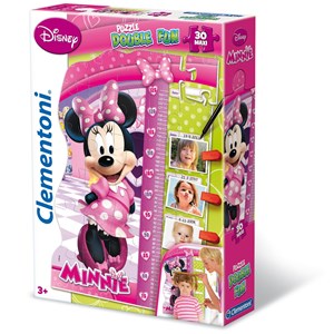 Clementoni (20304) - "Minnie Height Chart" - 30 pieces puzzle