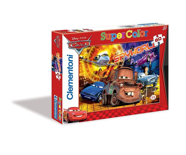 Clementoni (26886) - "Cars, Secret Agents" - 60 pieces puzzle