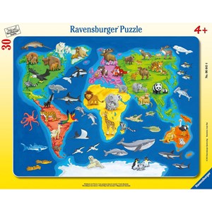 Ravensburger (06641) - "Animals of the World" - 30 pieces puzzle