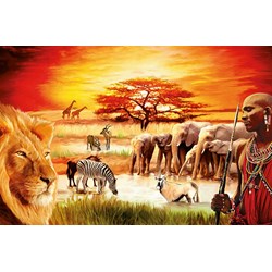 Ravensburger (17056) - "Savannah Masai" - 3000 pieces puzzle