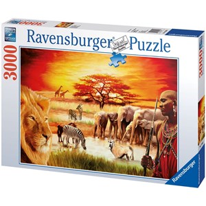 Ravensburger (17056) - "Savannah Masai" - 3000 pieces puzzle