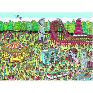 Nathan (87114) - "Where is Charlie? At the Funfair" - 500 pieces puzzle