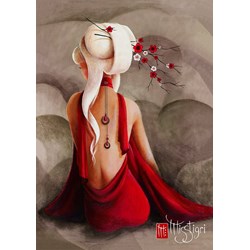 Nathan (87739) - Misstigri: "Branche fleurie" - 1500 pieces puzzle