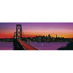 Ravensburger (15104) - "Oakland Bay Bridge, San Francisco" - 1000 pieces puzzle