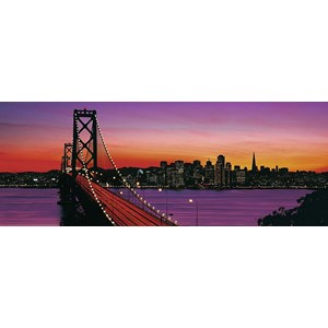 Ravensburger (15104) - "Oakland Bay Bridge, San Francisco" - 1000 pieces puzzle