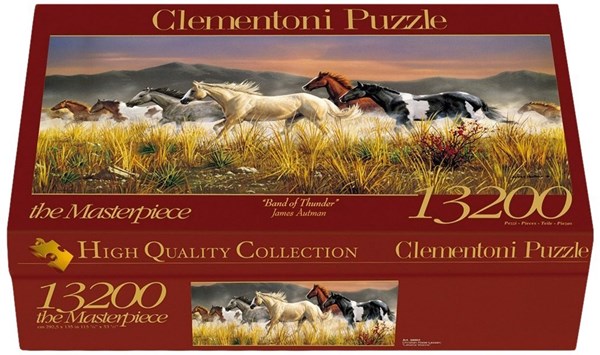 Clementoni (38006) - James Hautman: "Band Of Thunder" - 13200 pieces puzzle