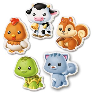 Educa (13473) - "Animals" - 3 4 5 pieces puzzle