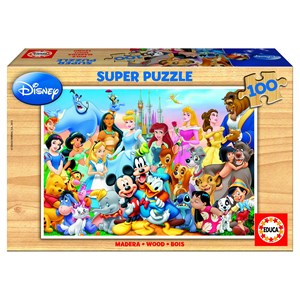 Educa (12002) - "Disney Family" - 100 pieces puzzle