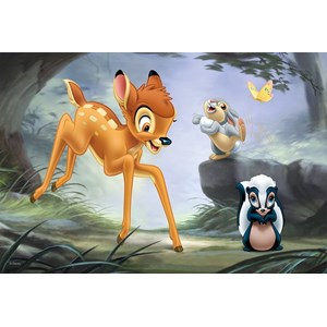 Trefl (17157) - "Bambi, Discussing in the Wood" - 60 pieces puzzle