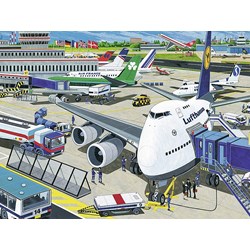 Ravensburger (10763) - "Airfield" - 100 pieces puzzle