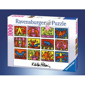 Ravensburger (15615) - Keith Haring: "Retrospective" - 1000 pieces puzzle
