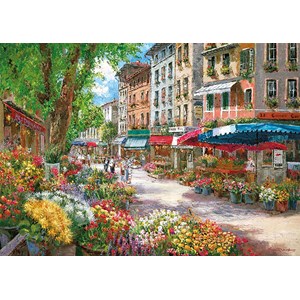 Schmidt Spiele (58561) - Sam Park: "Paris, Flowers Market" - 1000 pieces puzzle