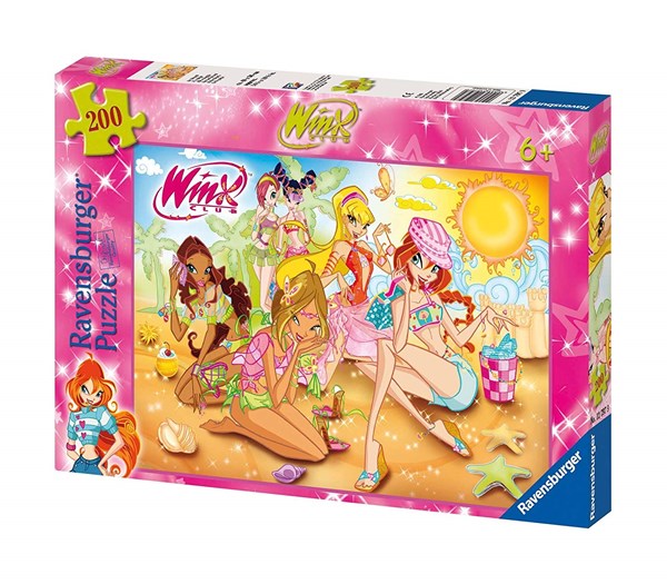 Ravensburger (12797) - "Winx, On the Beach" - 200 pieces puzzle