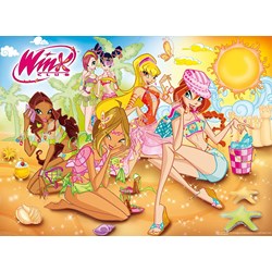 Ravensburger (12797) - "Winx, On the Beach" - 200 pieces puzzle