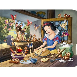 Nathan (86554) - "Snow White making a Cake" - 60 pieces puzzle