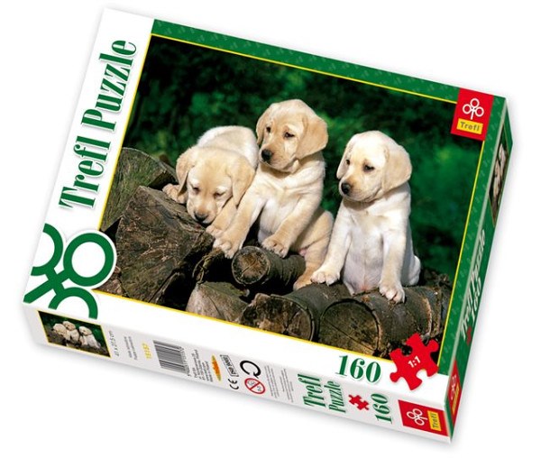 Trefl (15157) - "Little Labradors" - 160 pieces puzzle