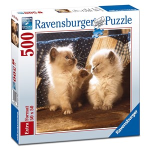Ravensburger (15220) - "Persian Cats" - 500 pieces puzzle