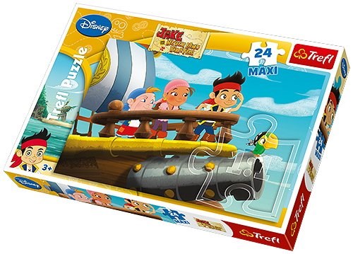 Trefl (14200) - "Jake and the Neverland Pirates" - 24 pieces puzzle