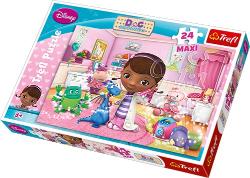 Trefl (14199) - "Doc McStuffins" - 24 pieces puzzle