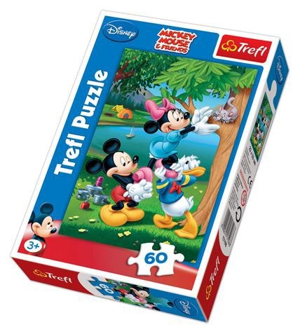 Trefl (17198) - "Mickey and Friends, The bailout of Kitten" - 60 pieces puzzle