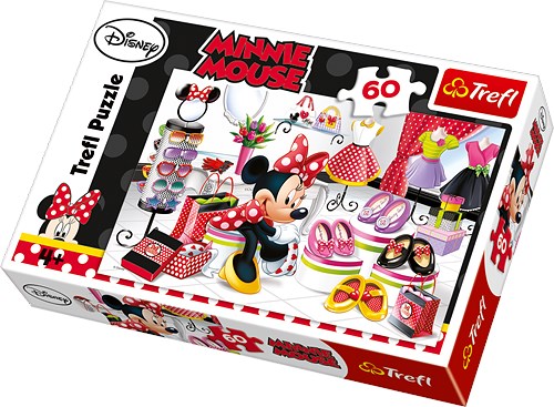 Trefl (17225) - "Minnie, Queen the fashion" - 60 pieces puzzle