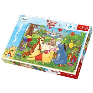 Trefl (14138) - "Happy Birthday Winnie" - 24 pieces puzzle