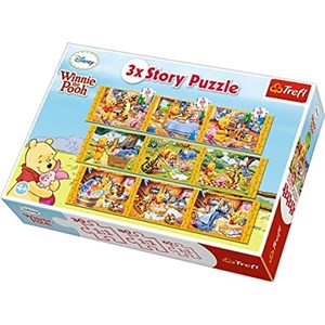 Trefl (90304) - "Winnie the Pooh" - 30 40 60 pieces puzzle