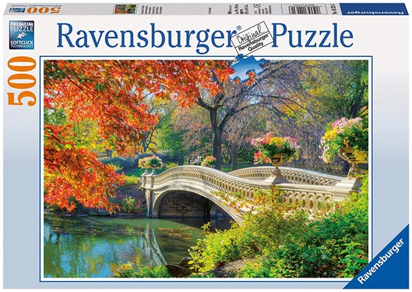 Ravensburger (14231) - "Romantic bridge" - 500 pieces puzzle