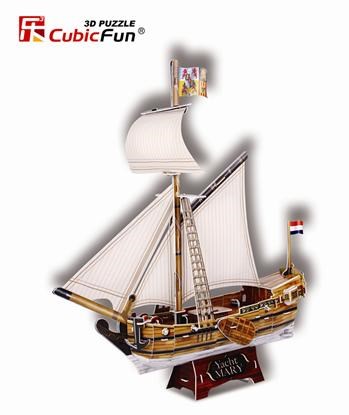Cubic Fun (T4010H) - "Yacht Mary" - 83 pieces puzzle