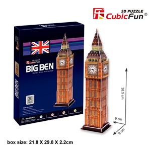 Cubic Fun (C703H) - "Big Ben" - 30 pieces puzzle