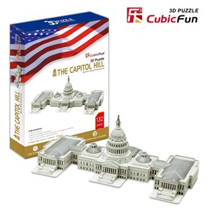 Cubic Fun (MC074H) - "Capitol" - 132 pieces puzzle