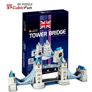 Cubic Fun (C702H) - "London, Tower Bridge" - 41 pieces puzzle