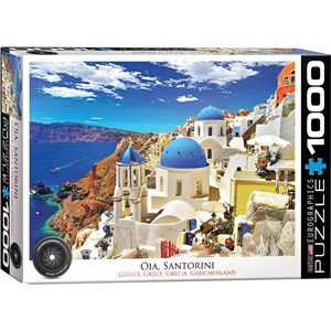 Eurographics (6000-0944) - "Oia Santorini Greece" - 1000 pieces puzzle