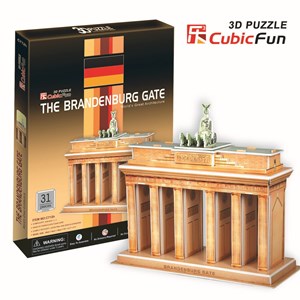 Cubic Fun (C712H) - "Germany, Berlin, Brandenburg Port" - 31 pieces puzzle