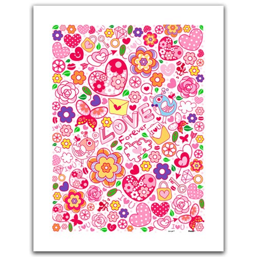 Pintoo (H1484) - "Love Forever" - 300 pieces puzzle