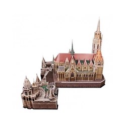 Cubic Fun (MC128H) - "Hungary, Matthias Church" - 176 pieces puzzle