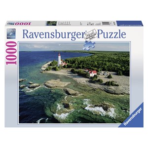 Ravensburger (19152) - "Canada, Lighthouse at the Bruce Peninsula" - 1000 pieces puzzle