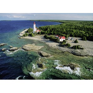 Ravensburger (19152) - "Canada, Lighthouse at the Bruce Peninsula" - 1000 pieces puzzle