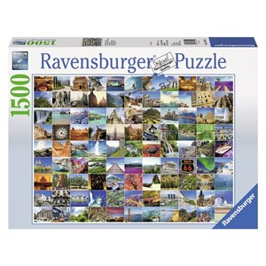 Ravensburger (16319) - "99 Beautiful Places of the World" - 1500 pieces puzzle