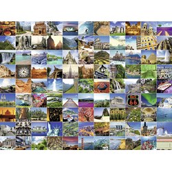 Ravensburger (16319) - "99 Beautiful Places of the World" - 1500 pieces puzzle