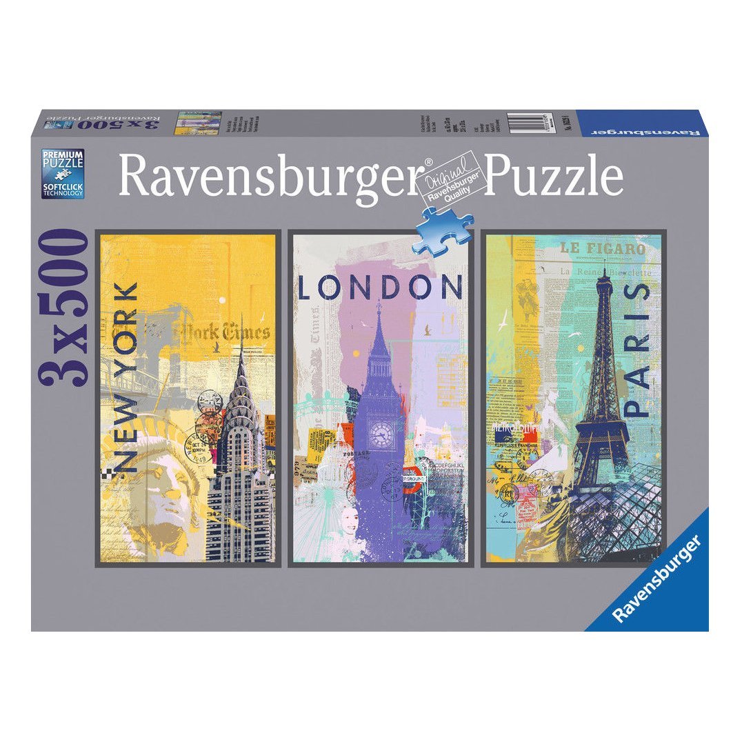 Ravensburger puzzle new deals york london paris