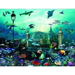 Nathan (87874) - "Grand Palace Aquarium" - 2000 pieces puzzle