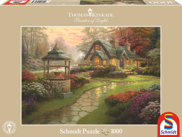 Schmidt Spiele (58463) - Thomas Kinkade: "Home to the well" - 1000 pieces puzzle