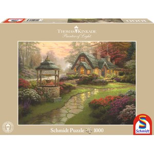 Schmidt Spiele (58463) - Thomas Kinkade: "Home to the well" - 1000 pieces puzzle