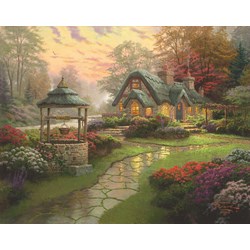 Schmidt Spiele (58463) - Thomas Kinkade: "Home to the well" - 1000 pieces puzzle