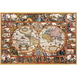 Clementoni (32551) - "Map of the ancient world" - 2000 pieces puzzle