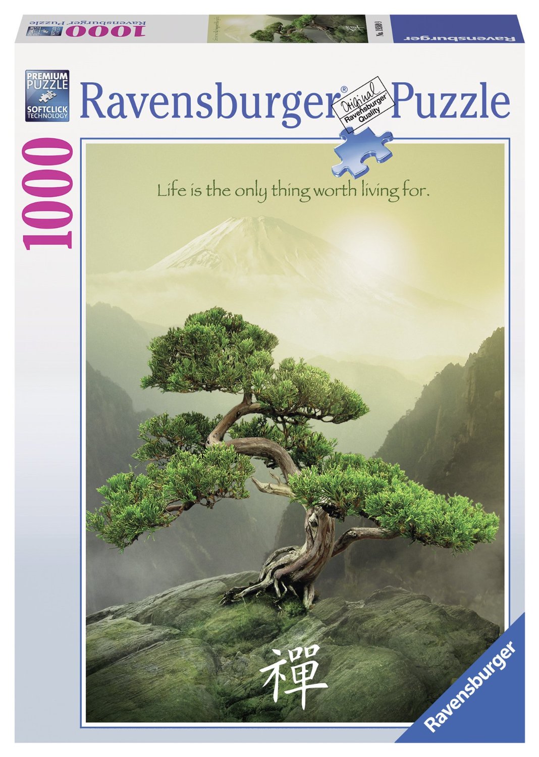 ravensburger puzzle Zen Tree 1000 Piece Life Is The Only Thing Worth To Live For 
