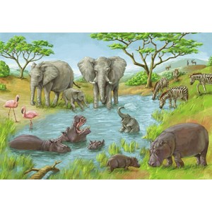 Ravensburger (08891) - "Savannah" - 24 pieces puzzle