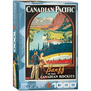 Eurographics (6000-0327) - "Banff in the Canadian Rockies" - 1000 pieces puzzle