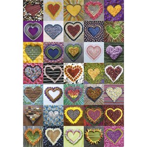 Educa (15967) - "Madalene's Hearts" - 500 pieces puzzle